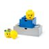 Žltá úložná škatuľa v tvare hlavy LEGO® boy, 10,5 x 10,6 x 12 cm