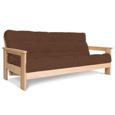MarLiving Rozkládací pohovka MEXICO 01 210 cm z masivu/hnědá