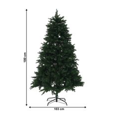 KONDELA Christmas Typ 11 vianočný stromček 180 cm zelená