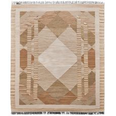 Diamond Carpets India , Ručne viazaný kusový koberec Fibonacci I DESP HL88 Beige Mix, 160x230, béžová, obývacia izba