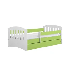 Kocot kids Detská posteľ Classic I zelená, varianta 80x180, bez šuplíků, bez matrace
