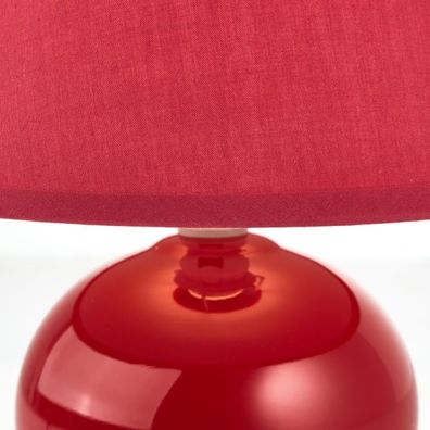 Brilliant - Stolná lampa PRIMO 1xE14/40W/230V keramika/červená