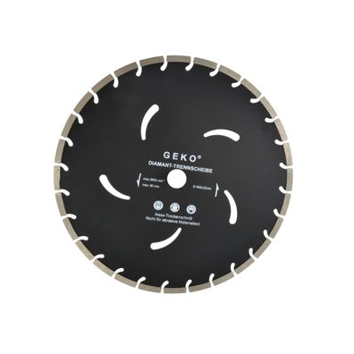 Kotúč diamantový rezný segmentový GEKO, 400x10x32mm