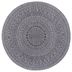 NORTHRUGS - Hanse Home koberce Kusový koberec Twin-Wendeteppiche 105476 Night Silver kruh – na von aj na doma - 200x200 (priemer) kruh cm