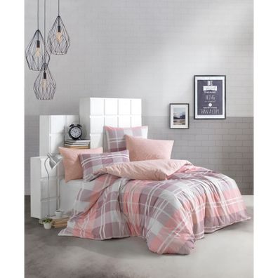 BedTex Bavlnené obliečky Mark ružová, 140 x 220 cm, 70 x 90 cm, 140 x 220 cm, 70 x 90 cm