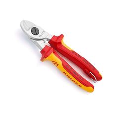 Káblové štípacie kliešte Knipex 95 16 165 T - chrómované, viaczložkové objímky VDE
