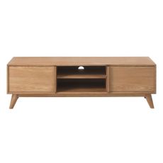 TV stolík v dekore duba v prírodnej farbe 150x46 cm Rho – Unique Furniture