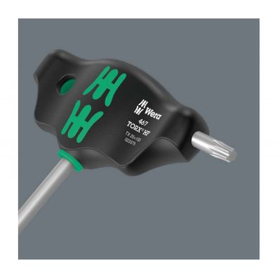 Wera 023456 Skrutkovače T-Profil TX 10 ÷ TX 45 s krížovou rukoväťou typ 467/7 TORX HF Set 2 Funkcia držania (sada 7 dielov)
