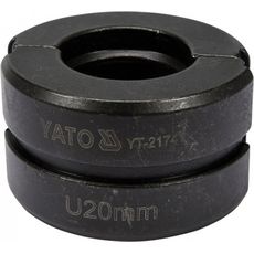 Náhradné čeľuste k lisovacím klieštam typ U 20mm - YT-21735