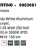 LED luster Pertino 48 3000K biele