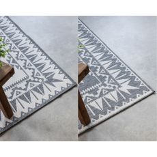 ELLE Decoration , Kusový koberec Gemini 106018 Silver z kolekcie Elle – na von aj na doma, 80x150, šedá, chodba / predsieň