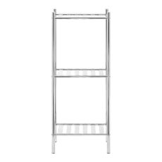 Kúpeľňový regál v striebornej farbe 33x78 cm – Premier Housewares