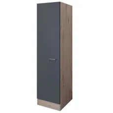 Vysoká kuchynská skriňa Tiago GE50, dub san remo/šedá, šírka 50 cm%
