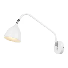 Biela nástenná lampa Markslöjd Valencia