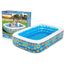 Bestway Nafukovací bazén Kvety 229 cm x 152 cm x 56 cm, Bestway 54120