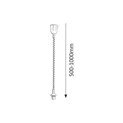 Rabalux 9921 - Stahovací závěs ROLLY 1xE27/60W/230V