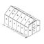 Náhradné zasklenie pre skleník VITAVIA VENUS 3800 PC 4 mm LG3060