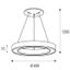 LED2 - LED Luster na lanku SATURN LED/50W/230V 3000/4000K biela