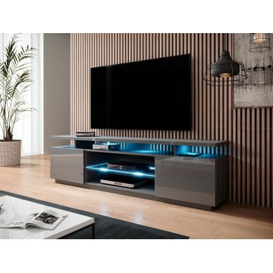 CAMA MEBLE Eva tv stolík grafit lesk