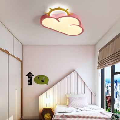 IKO LED stropná lampa s diaľkovým ovládačom – Ružový oblak