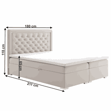 Boxspringová posteľ DORMAN Tempo Kondela 180 x 200 cm