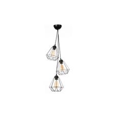 Luster na lanku DIAMENT MINI 3xE27/60W/230V