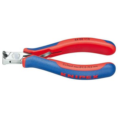 Frézy na elektroniku 115 mm KNIPEX 64 02 115 - leštená hlava, viaczložkové puzdrá