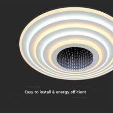 LED Stmievateľné stropné svietidlo LED/125W/230V 3000-6500K + DO