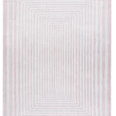 Dywany Łuszczów Kusový koberec Sion Sisal Labirinth 22376 pink/ecru – na von aj na doma - 80x150 cm