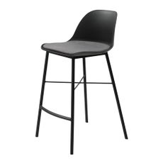 Čierna barová stolička Unique Furniture Whistler