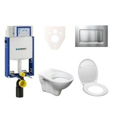 Cenovo zvýhodnený závesný WC set Geberit na zamurovanie + WC S-Line S-line Pro 110.302.00.5ND7