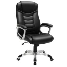 SONGMICS Ergonomická kancelárska stolička Tord čierna