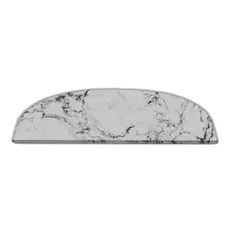 Biele nášľapy na schody v súprave 16 ks 20x65 cm Marble Dream – Vitaus