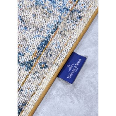 Villeroy & Boch , Kusový koberec  106064 Cream, Blue – na von aj na doma, 200x285, modrá, chodba / predsieň