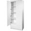 Regál R 60 cm 1 zásuvka 2 dvierka dub sonoma