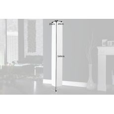 Estila Štýlová moderná stojaca lampa Paris 160cm biela