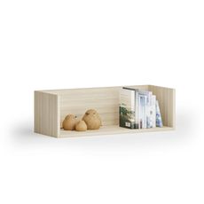 Nástenná polica PRIMO s bočnicami, 800 x 310 x 250 mm, dub prírodný