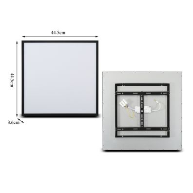 Brilagi - LED Stropné svietidlo SLIMFRAME LED/36W/230V 45x45 cm čierna