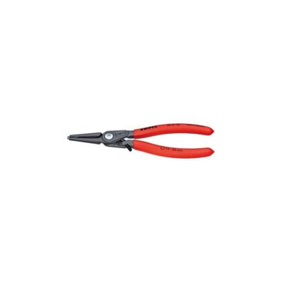 KNIPEX 48 31 J1 presné kliešte na poistné krúžky, 140 mm - sivý fosfát, protišmykový plast