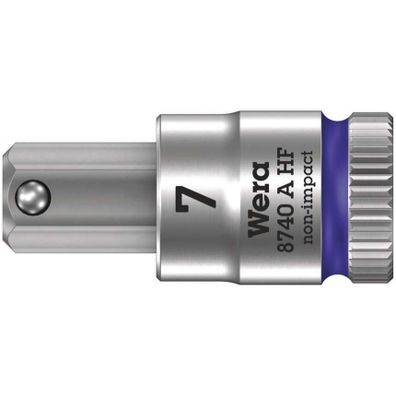 Wera 003341 Zyklop 1/4" 6 hrana 7 mm nástrčný bit typ 8740 A HF s funkciou držania