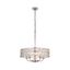 Endon 104467 - Luster na reťazi CLIFTON 5xE14/6W/230V lesklý chróm/číra