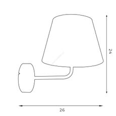 Flexibilné svietidlo ARDEN 1xE27/60W/230V zelená/zlatá