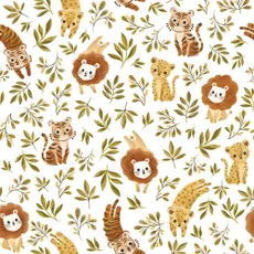 Detská tapeta 10 m x 50 cm Jungle Trio – Lilipinso
