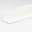 Profil uholníkový PVC biely lesk 25x25x1000
