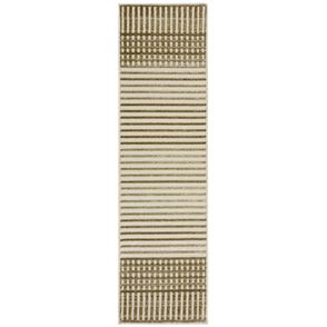 Flair Rugs koberce Behúň Verve Elton Stripe Green - 60x240 cm