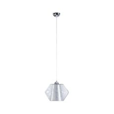 Luster na lanku RODOES 1xE27/60W/230V strieborná