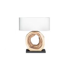 Stolná lampa OrganicArtwork 55cm orech