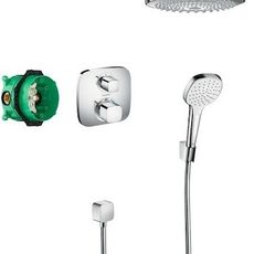 Sprchová batéria Hansgrohe Ecostat vrátane podomietkového telesa chróm 27294000