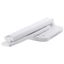 LED stolná lampa, bezdrôtové nabíjanie, voľba intenzity svetla, s displejom, hodiny, budík, teplomer, 4 W, biela