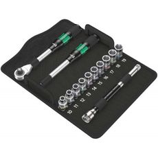 Wera 004090 Sada račňových kľúčov Zyklop 1/2" 8006 SC 1 Zyklop Hybrid (sada 13 dielov)